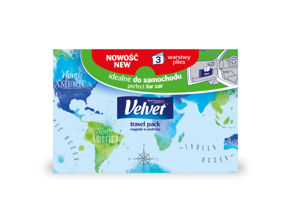 Серветки для авто Velvet Travel, 50 шт. - Pampik - 2