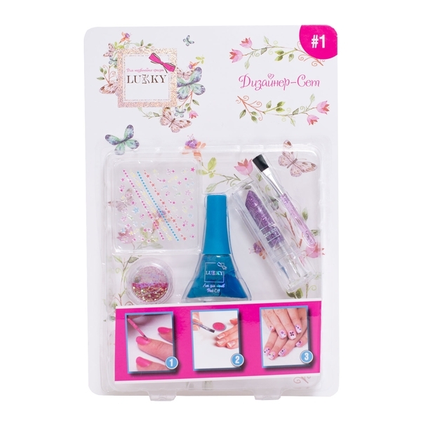 Набор детской косметики Lukky Дизайнер-Сет для ногтей и губ (T16786) - Pampik - 2