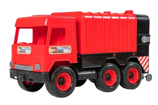 Сміттєвоз Tigres Middle truck, червоний (39488) - Pampik