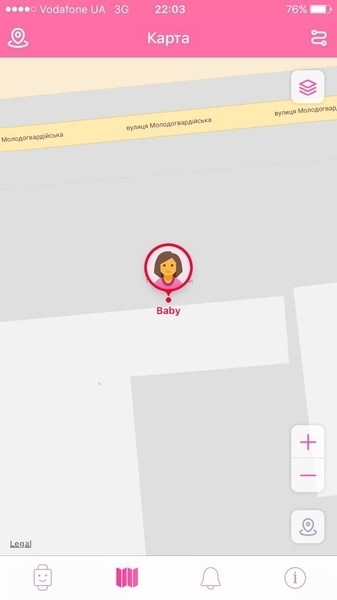 Детские телефон-часы GoGPSme K20, с GPS-трекером, золотой (K20GD) - Pampik - 12