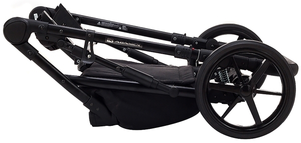 Універсальний візок 2 в 1 Adamex Amelia Lux AM284, сірий (624679) - Pampik - 8