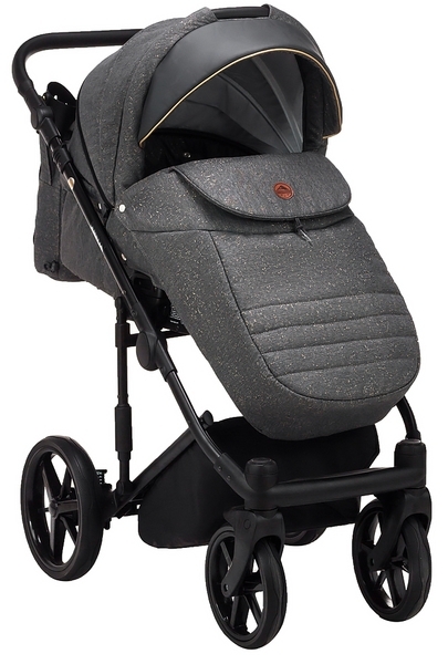 Універсальний візок 2 в 1 Adamex Amelia Lux AM284, сірий (624679) - Pampik - 7