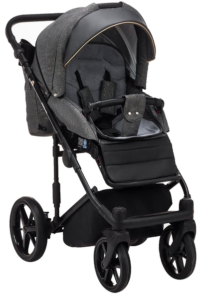 Універсальний візок 2 в 1 Adamex Amelia Lux AM284, сірий (624679) - Pampik - 10