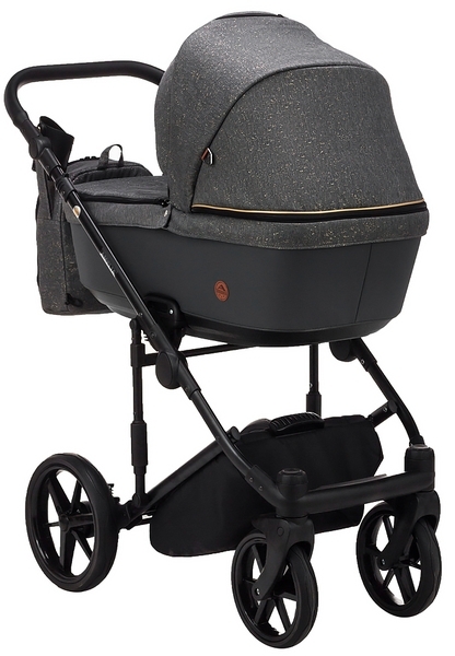 Універсальний візок 2 в 1 Adamex Amelia Lux AM284, сірий (624679) - Pampik - 4