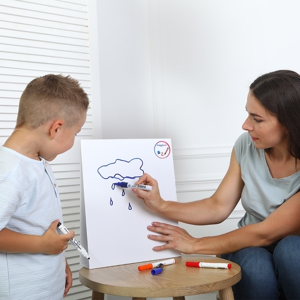 Дошка для магнітів і малювання Magnetic board (ML4031-50 EN) - Pampik - 4