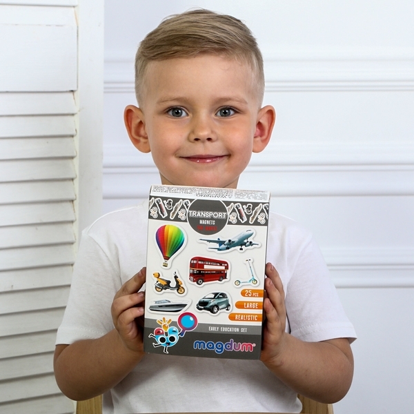 Набір магнітів Magdum Транспорт (ML4031-17 EN) - Pampik - 3