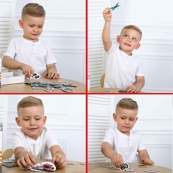 Набір магнітів Magdum Транспорт (ML4031-17 EN) - Pampik - 6