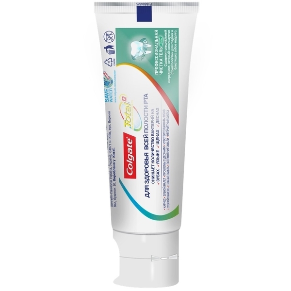 Зубна паста Colgate Total 12 Pro-Здорове Дихання, 75 мл - Pampik - 8