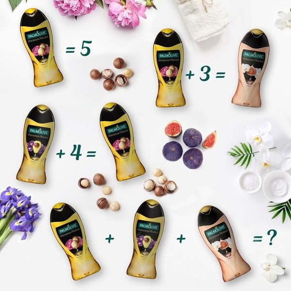 Гель для душу Palmolive Розкіш масел з олією макадамії та екстрактом півонії, 250 мл - Pampik - 10