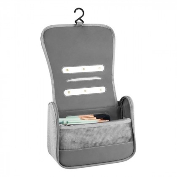 Портативний ультрафіолетовий універсальний стерилізатор-косметичка 59S UVC LED P11, сірий (P11) - Pampik - 3