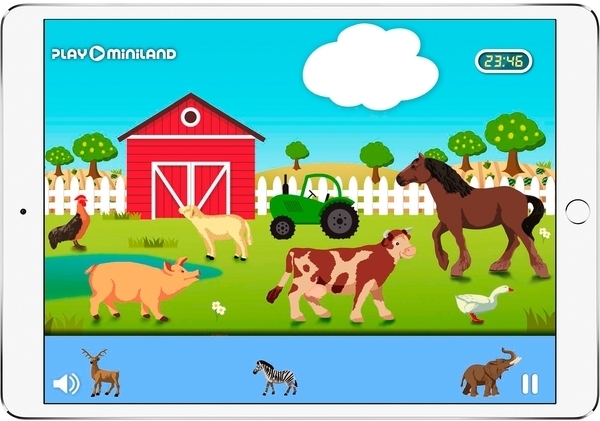 Набор фигурок домашних животных Miniland Farm Animals, 11 шт. (27420) - Pampik - 3