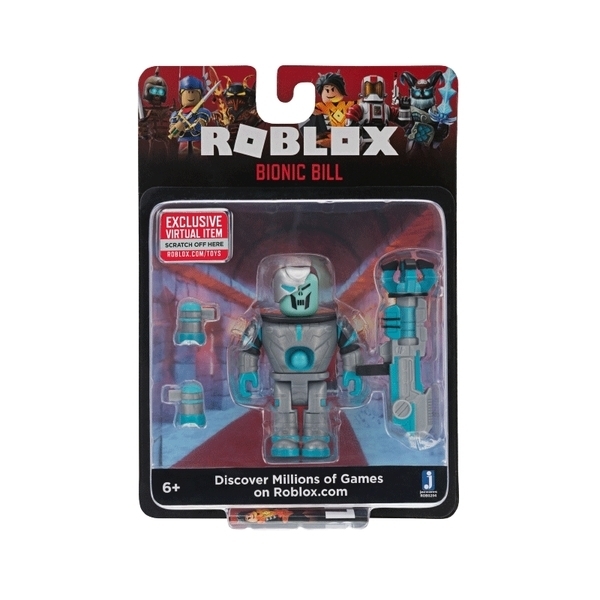 Ігрова колекційна фігурка Fortnite Jazwares Roblox Core Figures Bionic Bill W6 (ROB0204) - Pampik - 4