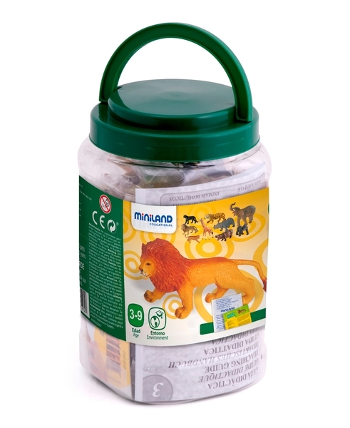 

Набор фигурок диких животных Miniland Wild Jungle Animals, 9 шт. (25119