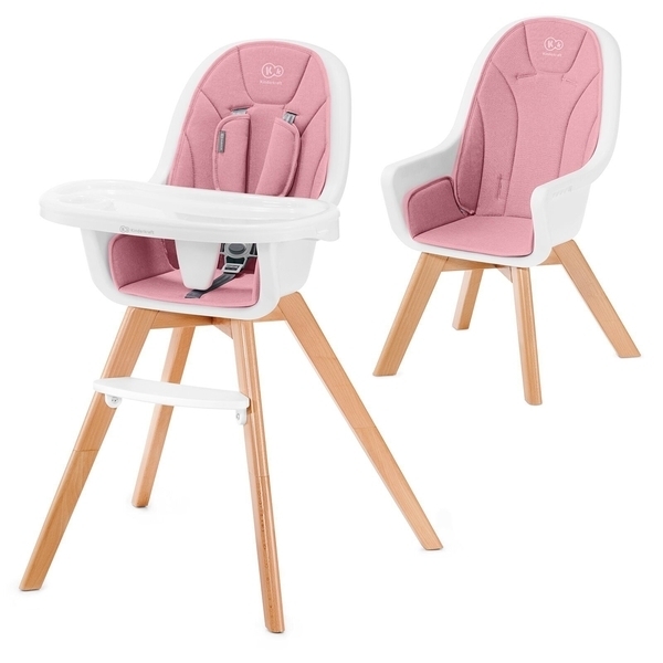 Стульчик для кормления Kinderkraft Tixi Pink KKKTIXIPNK0000, розовый (00-00158723) - Pampik - 4