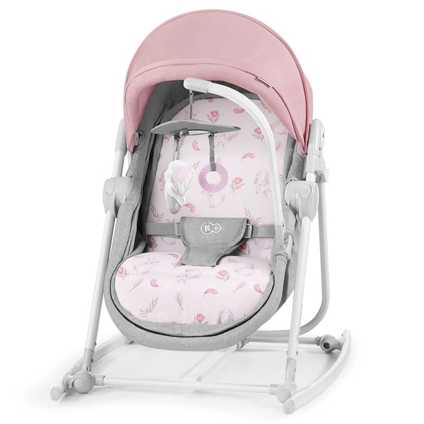 

Шезлонг-качалка 5 в 1 Kinderkraft Unimo 2020 Peony Rose KKBUNIOPNK000N, розовый (00-00159124