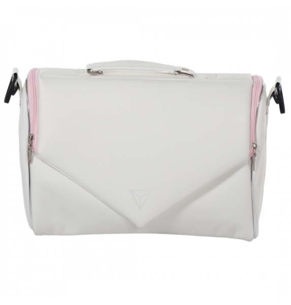 Універсальний візок 2 в 1 Junama Candy 01, білий з рожевим (J-Cy-01) - Pampik - 7