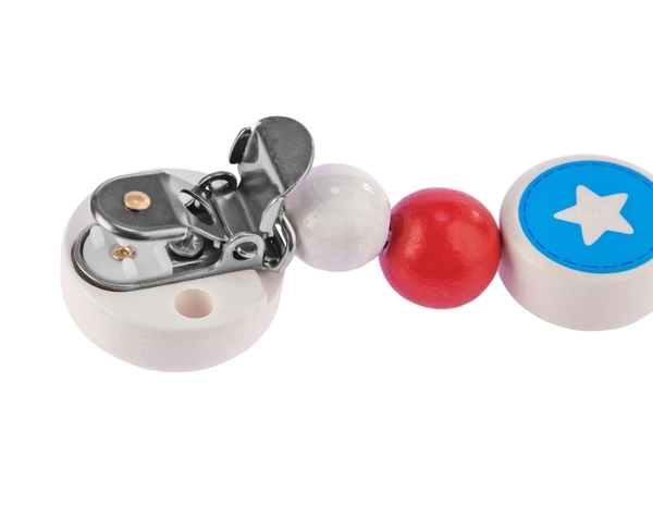 Ланцюжок для пустушки Heimess Слоник, синій (764430) - Pampik - 7