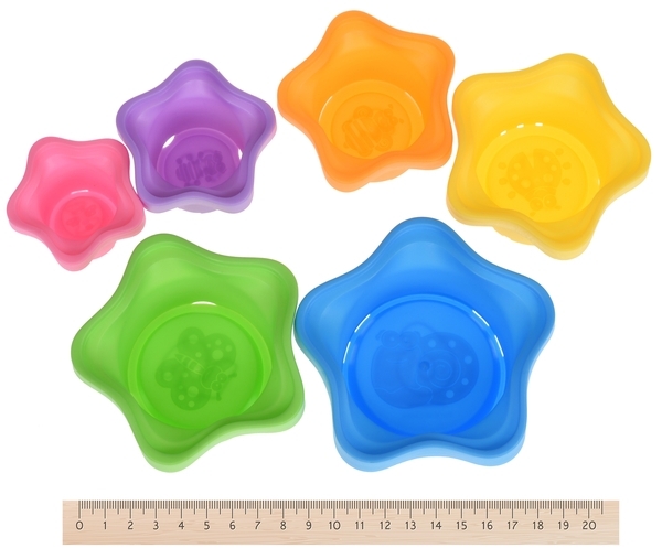 Набір для гри з піском Same Toy Зірка, 7 предметів (617-15Ut) - Pampik - 2