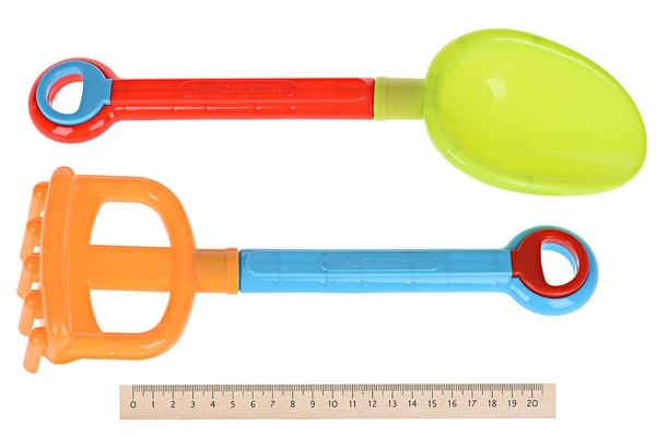 Набор для игры с песком Same Toy Ведерко голубое, 6 предметов (969Ut-1) - Pampik - 4