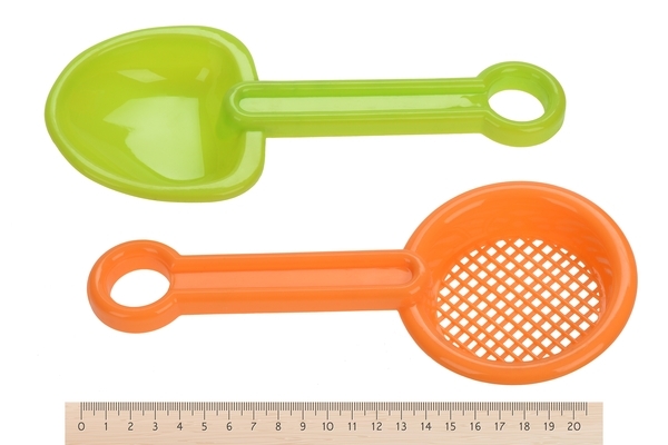 Набор для игры с песком Same Toy Ведерко красное, 6 предметов (909Ut-1) - Pampik - 4