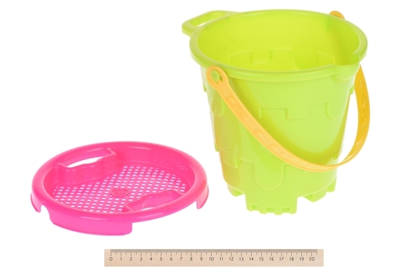 Набор для игры с песком Same Toy Ведерко салатовое, 6 предметов (909Ut-2) - Pampik - 2