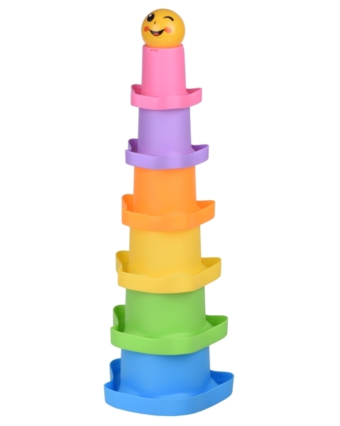 Набір для гри з піском Same Toy Stacking cups, 7 предметів (618-10Ut) - Pampik - 5