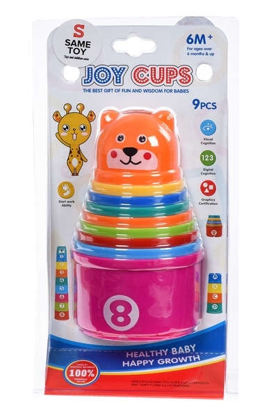 Набір для гри з піском Same Toy Чашки, 9 предметів (616Ut) - Pampik - 4