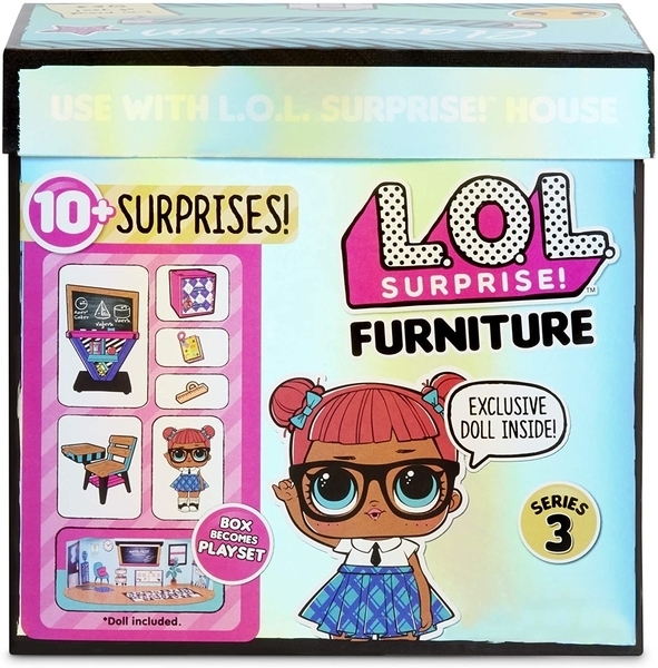 

Игровой набор с куклой L.O.L. Surprise Furniture S2 Класс умницы (570028