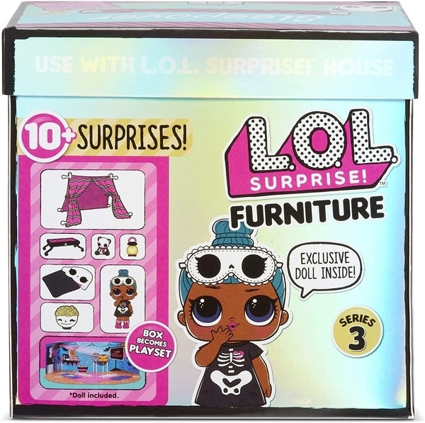 

Игровой набор с куклой L.O.L. Surprise Furniture S2 Комната Леди-Сплюшки (570035