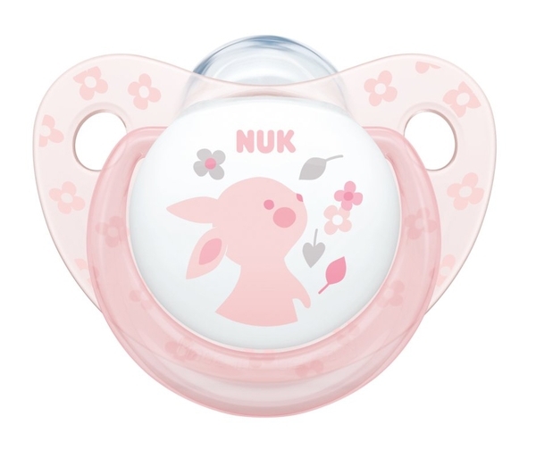 Ортодонтическая силиконовая пустышка для сна Nuk Baby Rose, 0-6 мес., розовый, 2 шт. (10175175) - Pampik - 3