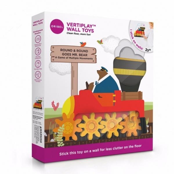 Подарок. Настенная игрушка Oribel Veritiplay Шестеренки мистера Медведя (OR813-90001) - Pampik