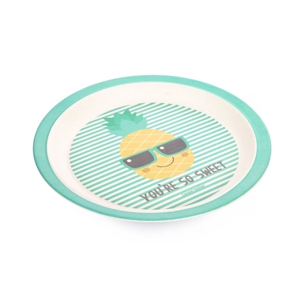 Набір посуду Canpol Babies So Cool Ананас, 3 елементи, бірюзовий (9/226_tur) - Pampik - 4