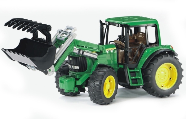Трактор Bruder Джон с погрузчиком, 1:16 (2052) - Pampik