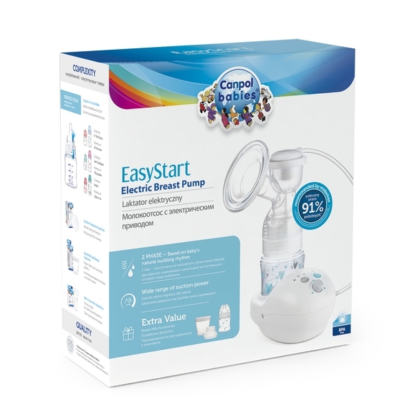 Электрический молокоотсос Canpol Babies EasyStart (12/201) - Pampik - 2