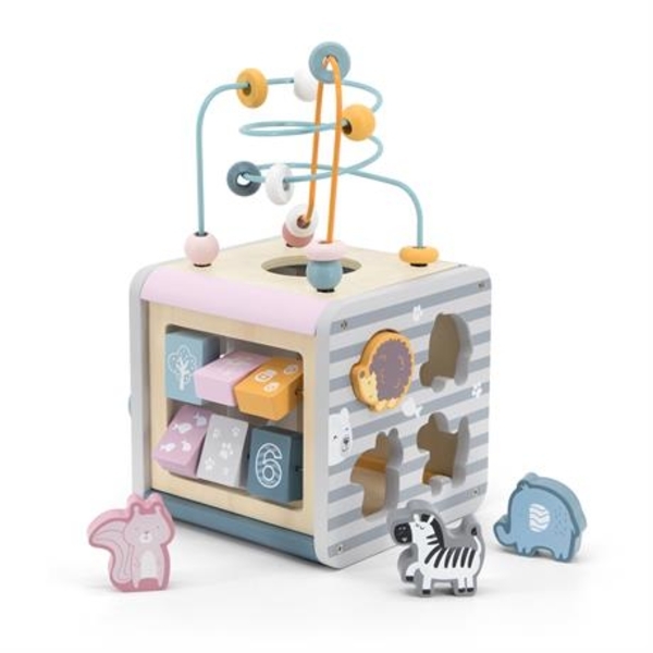 Ігровий центр Viga Toys PolarB Кубик 5-в-1 (44030) - Pampik