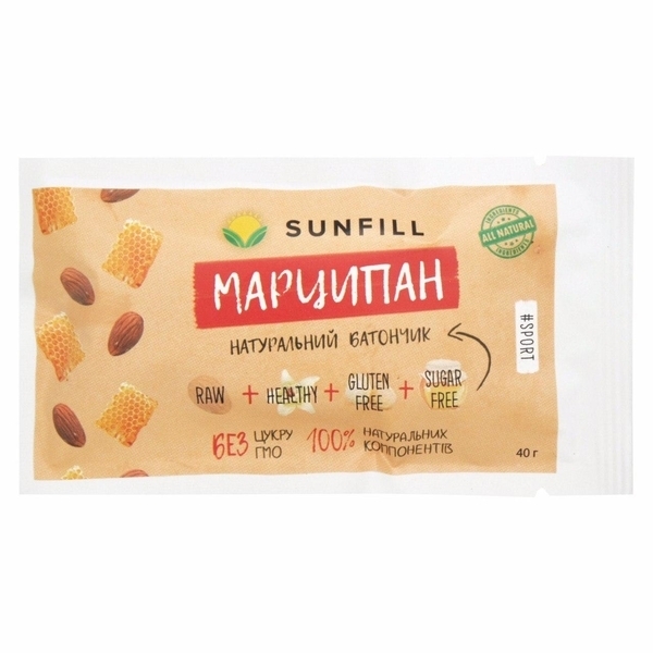 

Батончик Sunfill Марципан, 40 г