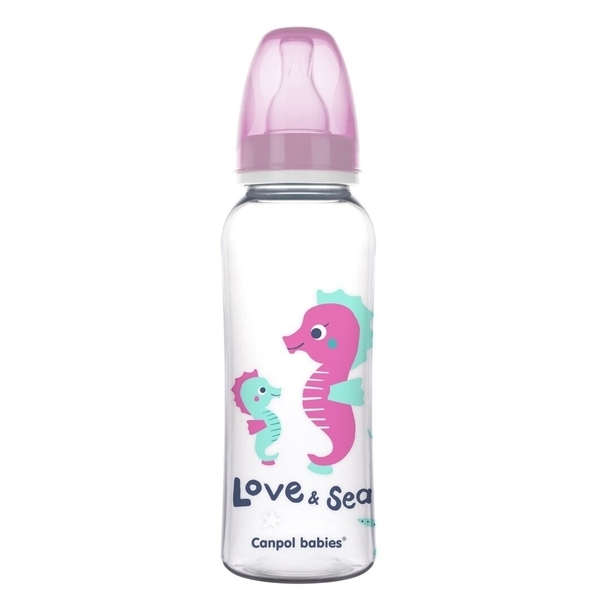 

Бутылочка Canpol babies PP LOVE&SEA, 250 мл, розовый (59/400 Рожевий