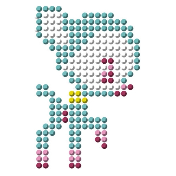 Набір для творчості Janod Наклейки. Пікселі (J07884) - Pampik - 9