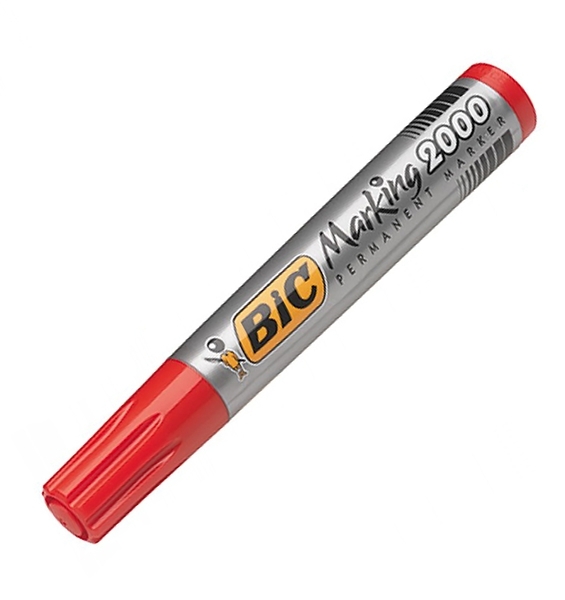 

Перманентный маркер BIC Marking 2000 ECOlutions, красный, 1 шт. (8209133