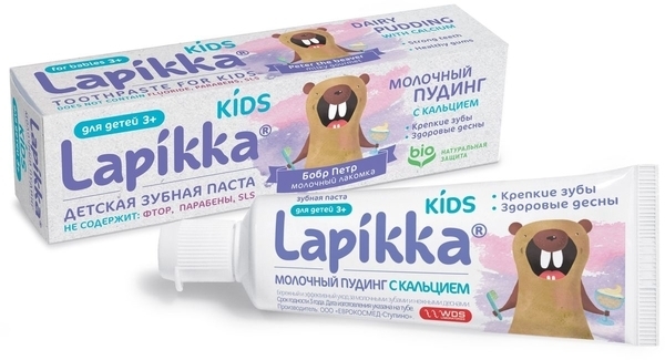 

Зубная паста Lapikka Kids Молочный пудинг, 45 г