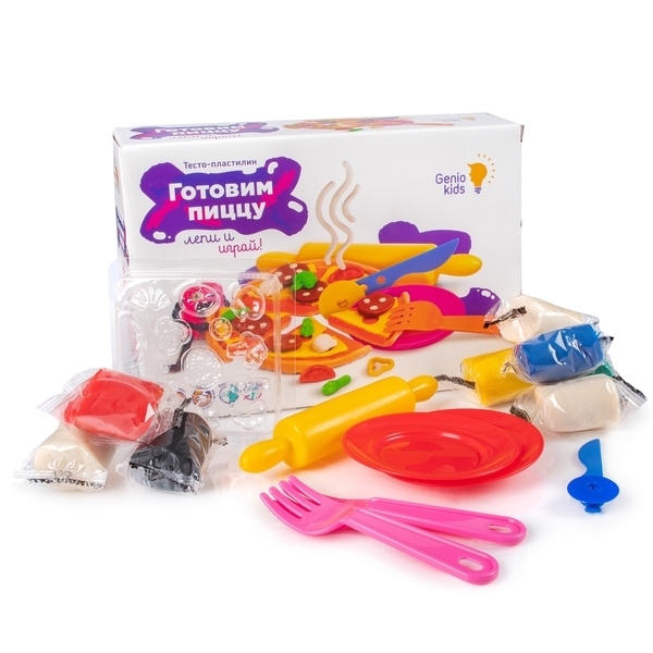 Набор для детского творчества Genio Kids Готовим Пиццу (TA1036V) - Pampik - 3