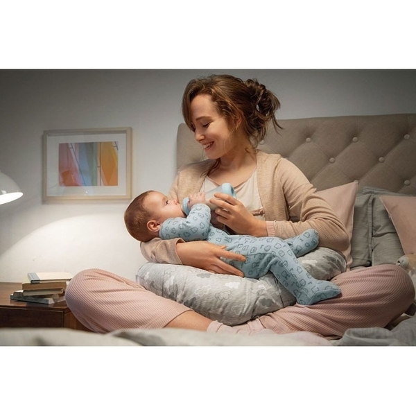 Пляшечка для годування Chicco Perfect 5, з силіконовою соскою, 300 мл, блакитний (20235.20.40) - Pampik - 8