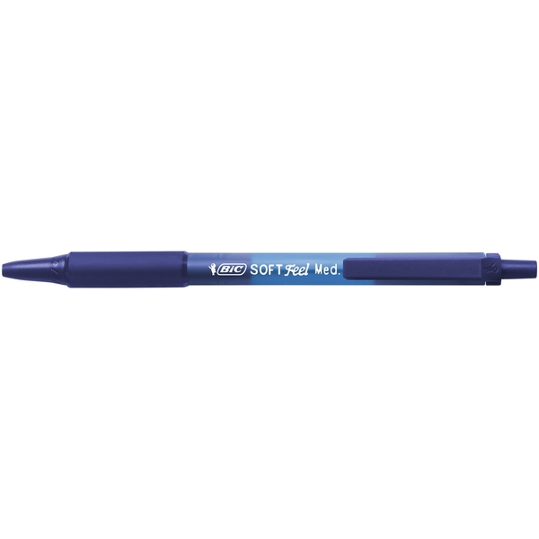 Ручки шариковые BIC Soft Feel Clic Grip, синий, 3 шт. (837396) - Pampik - 3