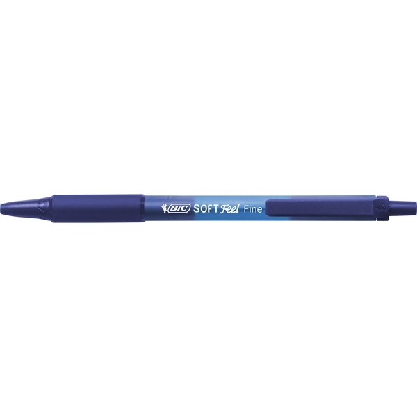 Автоматична кулькова ручка BIC Soft Feel Clic Grip, синій, 1 шт. (8373982) - Pampik - 2