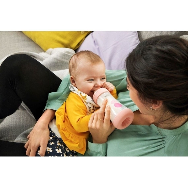 Пляшечка для годування Chicco Perfect 5, з силіконовою соскою, 300 мл, рожевий (20235.10.40) - Pampik - 9
