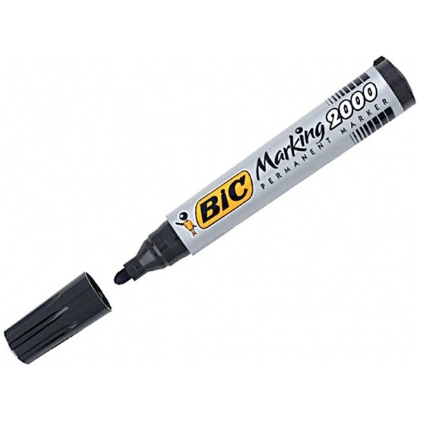 Перманентный маркер BIC Marking 2000 ECOlutions, черный, 1 шт. (8209153) - Pampik - 2