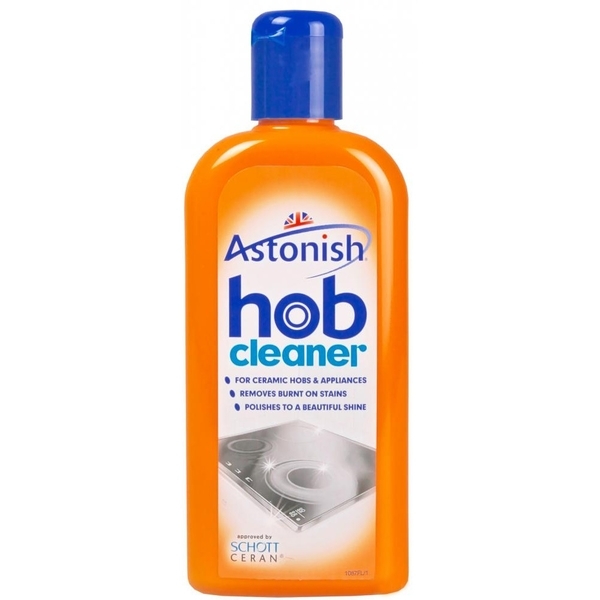 

Крем для чистки стеклокерамических и стеклянных плит и поверхностей, СВЧ-печей Astonish Hob Cleaner, 235 мл