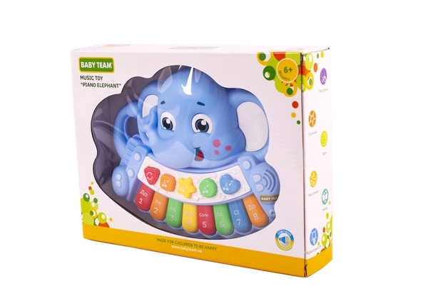 Піаніно музичне Baby Team Слоник (8630) - Pampik - 3