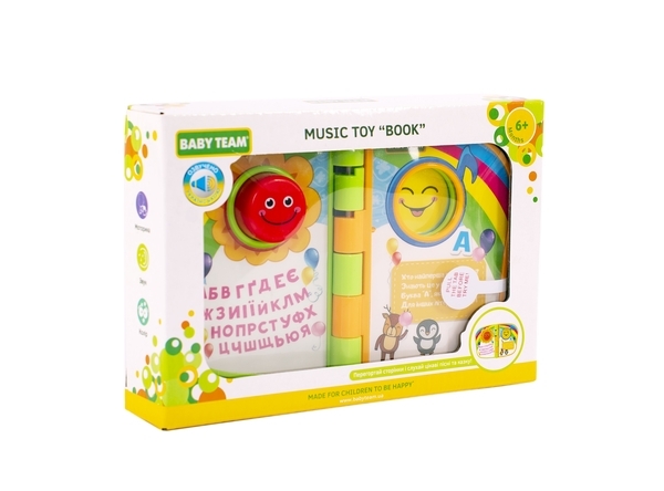 Книжка развивающая музыкальная Baby Team (8632) - Pampik - 2