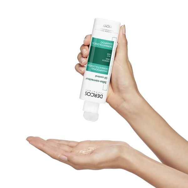 Себорегулірующій шампунь Vichy Dercos, для жирного волосся, 200 мл - Pampik - 3